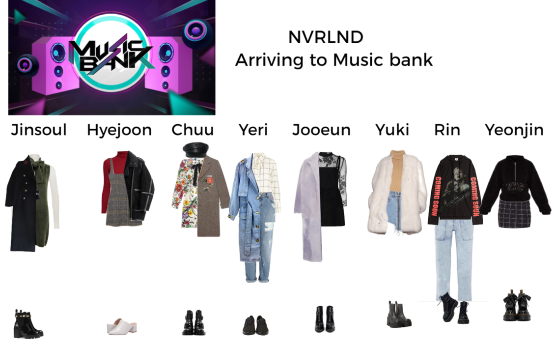 NVRLND Arriving to music bank