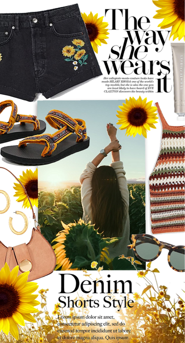 sunflower 🌻 summer shorts