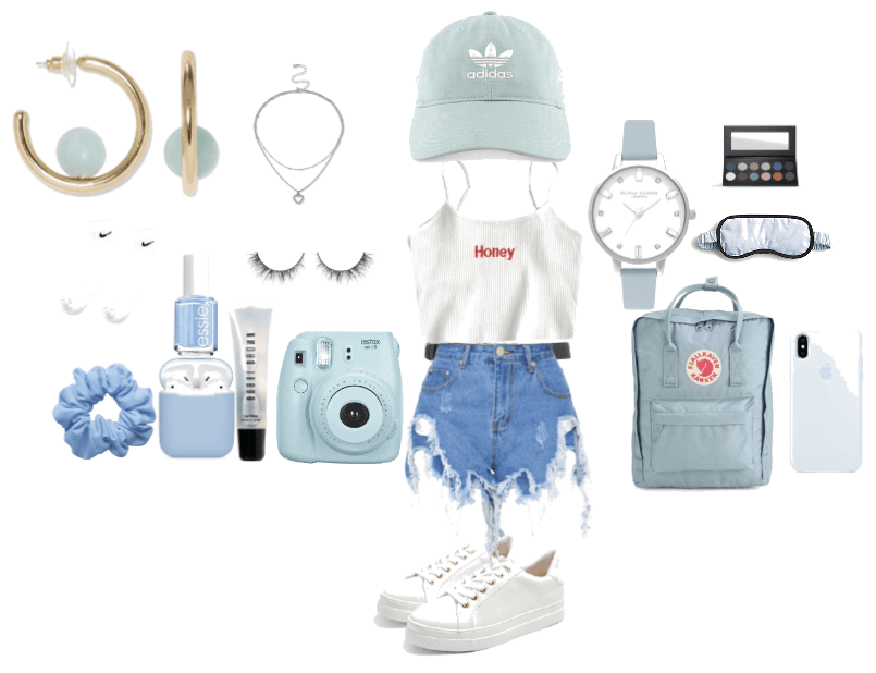 Blue Aesthetic Soft Girl outfit
