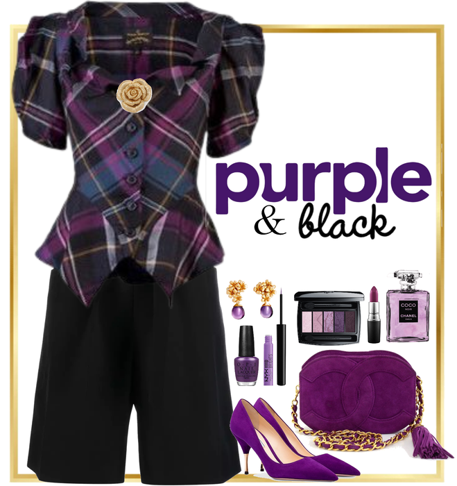 Purple & Black