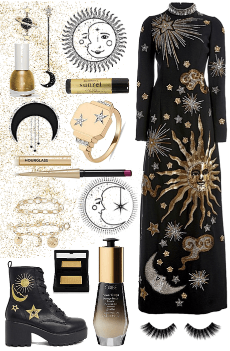 Black and Gold Celestial