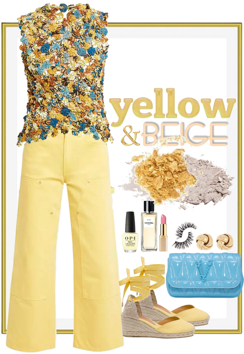Yellow & Beige