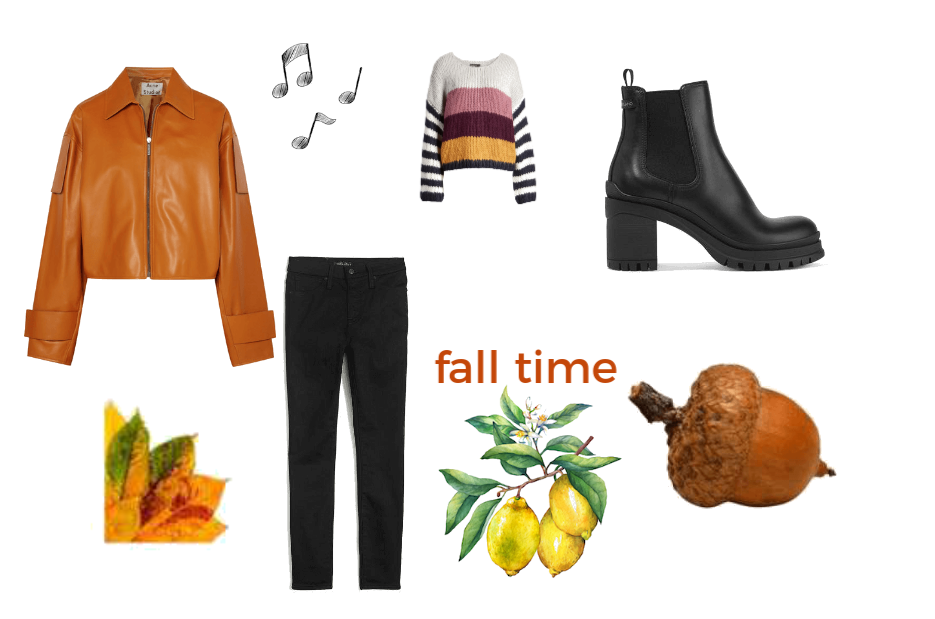 fall time girl