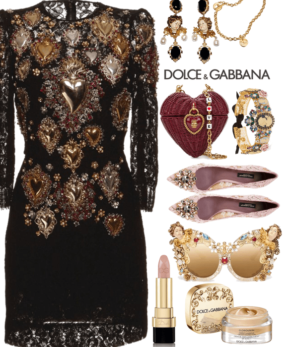 Desugner head to toe Dolce and Gabbna
