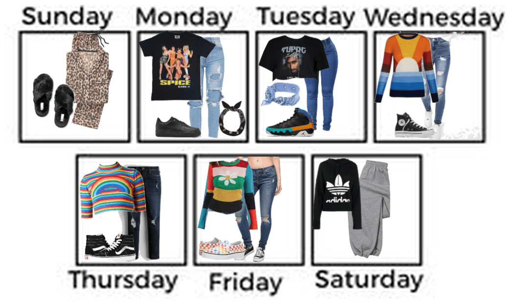 A Week in Outfits
