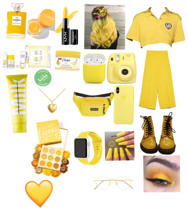 yellow outfite