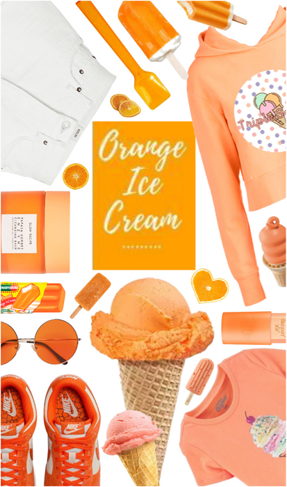 orange ice cream
