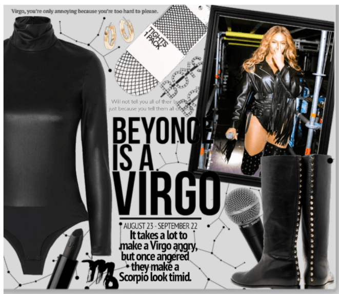 Beyonce Is A Virgo edgy look