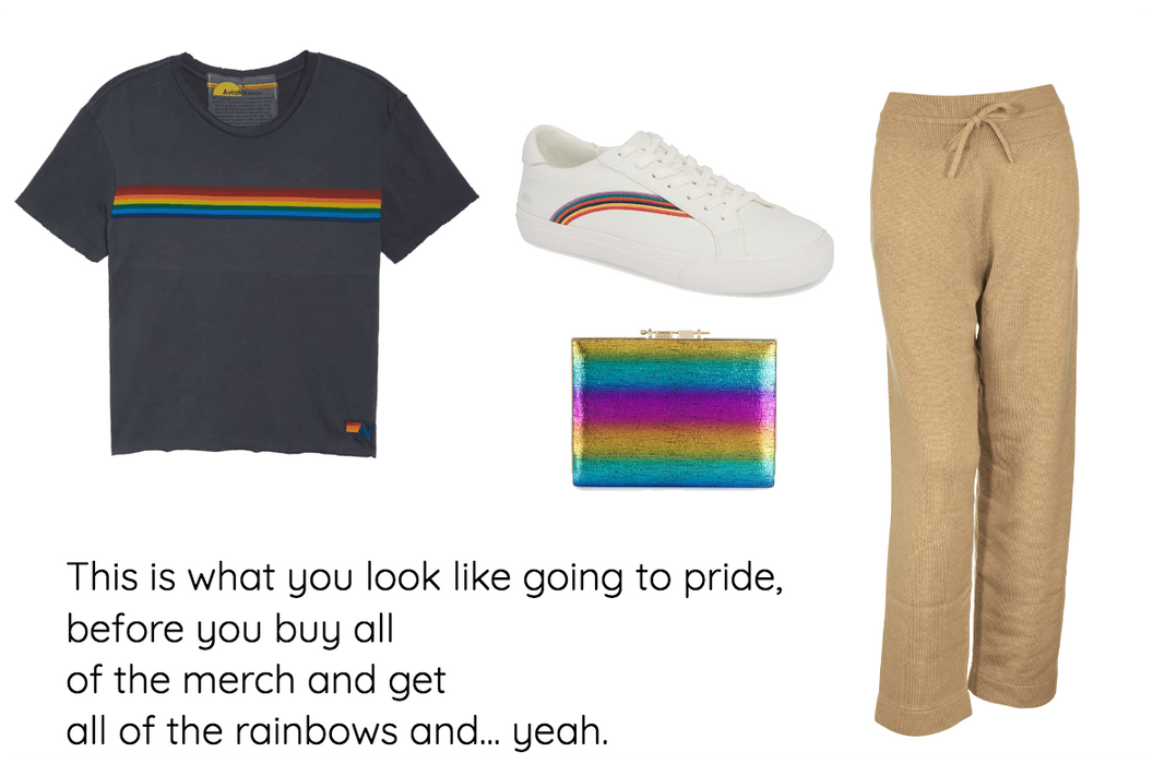 What you wear when going to pride...
