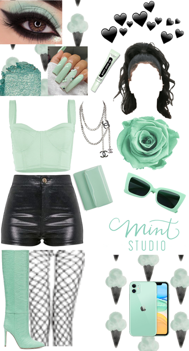 Mint and Black