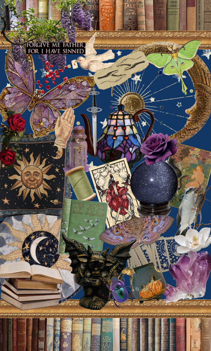 witchy collage