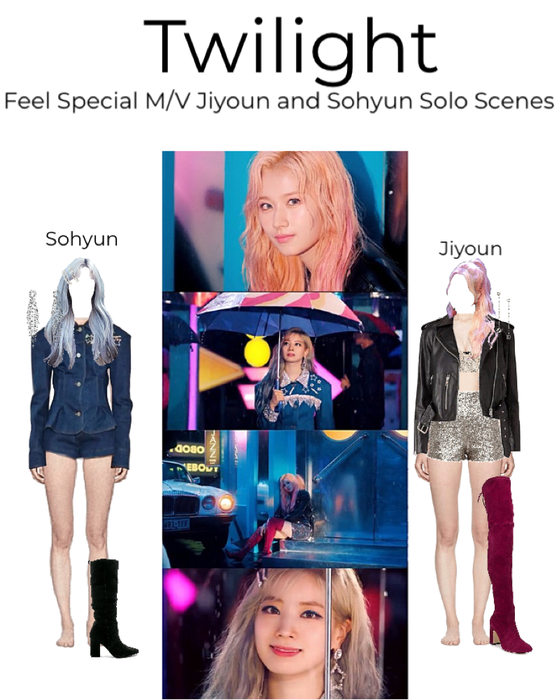 Feel Special M/V jiyoun an sohyun Solo scenes