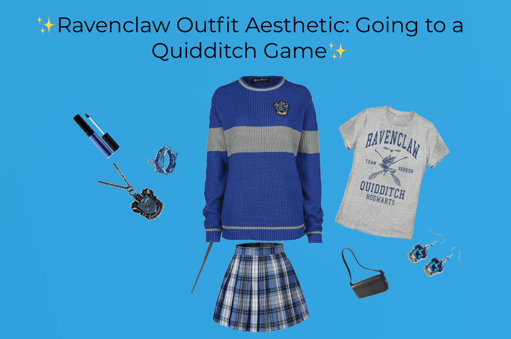 Ravenclaw Outfit Aesthetic: Going to a Quidditch Game