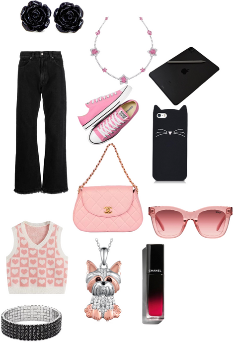 # black and pink faves