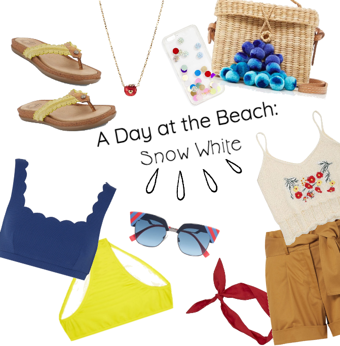 A Day at the Beach: Snow White