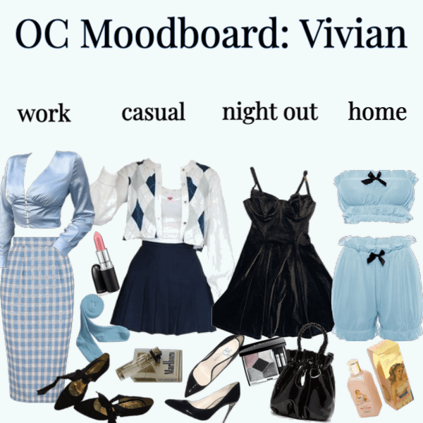 OC Moodboard: Vivian