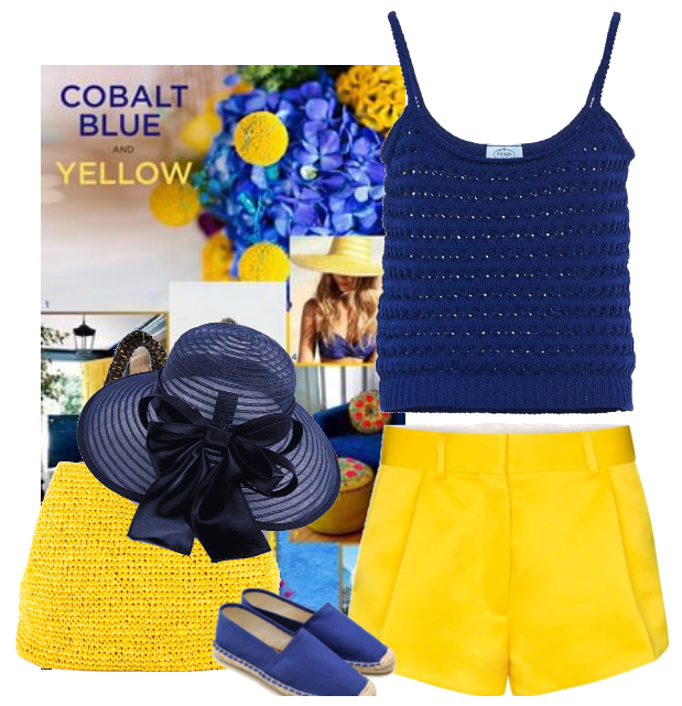 cobalt and yellow summer
