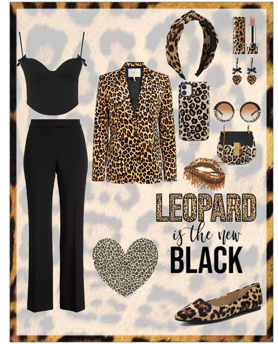animal print (leopard print)