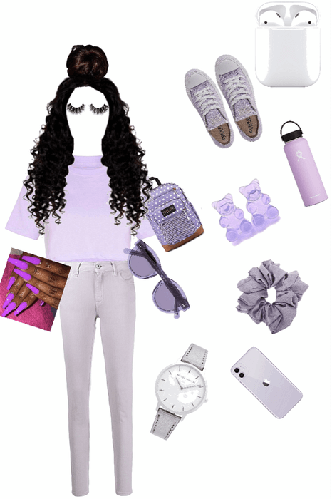 purple outfit💜