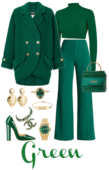 Emerald Green Monochrome