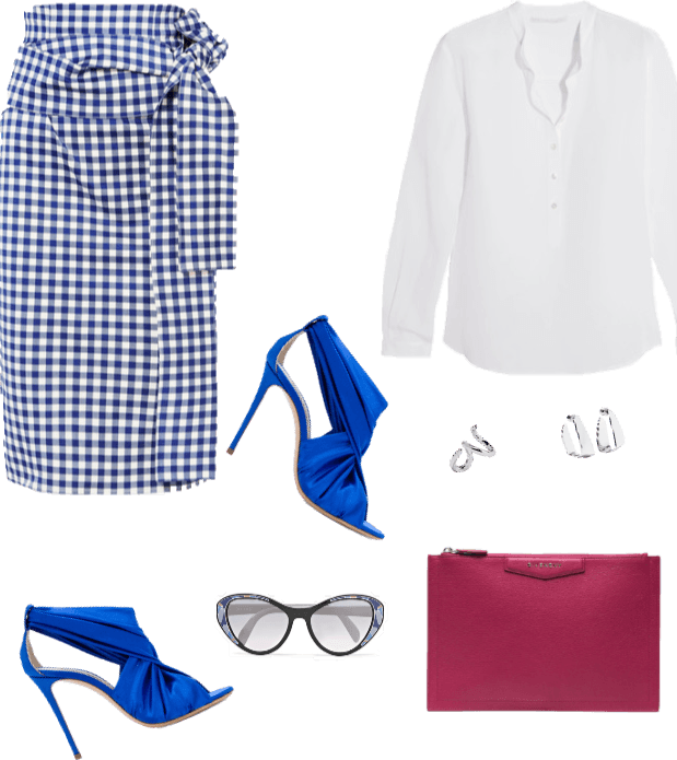 How to wear a gingham skirt