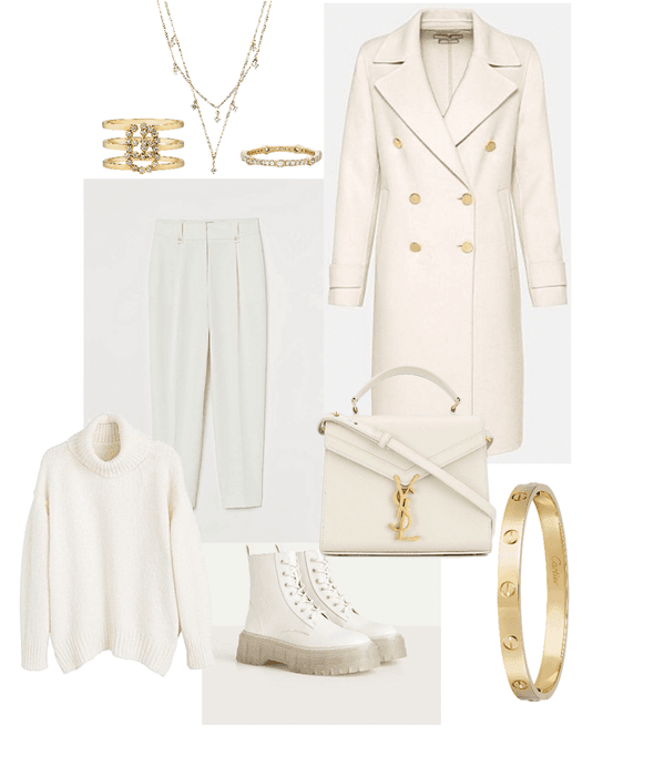 Elegance in cream white