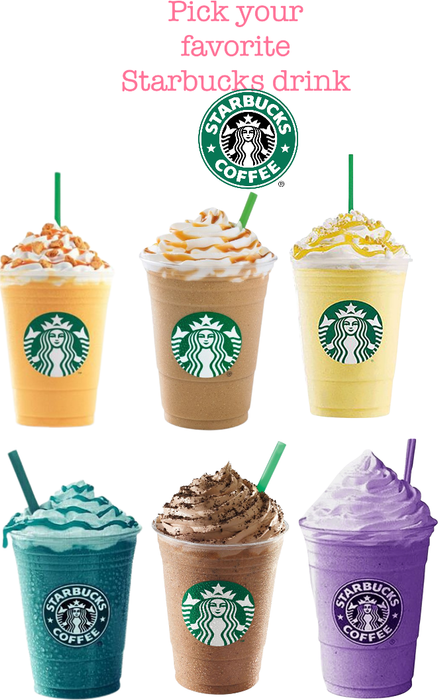 pick your favorite Starbucks drink