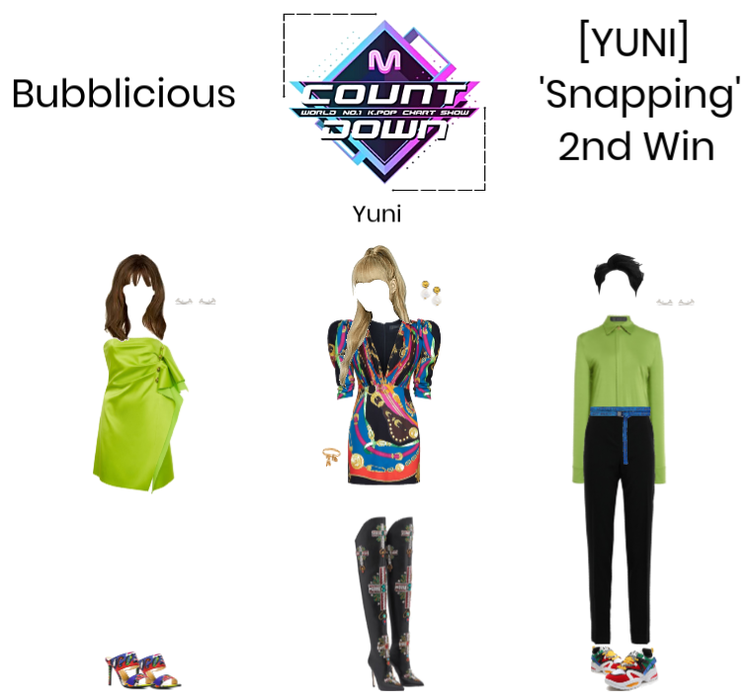 Bubblicious (신기한) [YUNI] 'Snapping' 2nd Win
