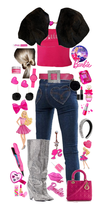 barbie casual glam outfit