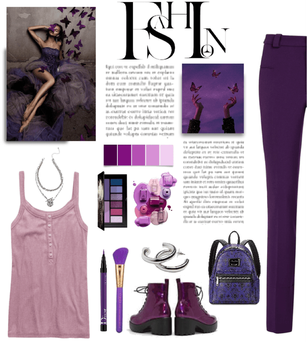 purple fashion