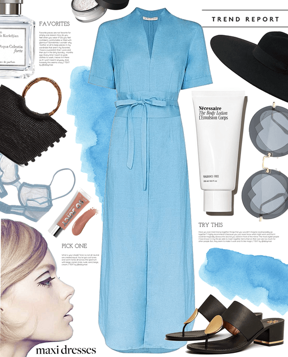 simply blue | simple summer dress