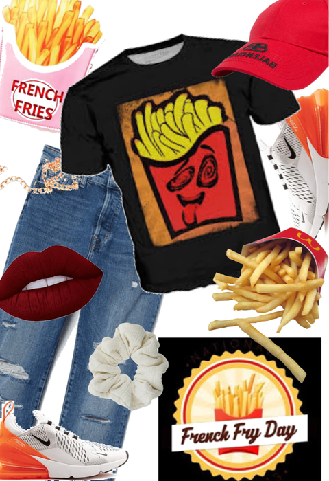 French Fry Lady