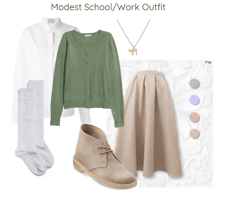 Modest School/Work Outfit