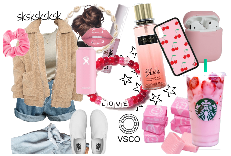 Pink VSCO Girl Aesthetic