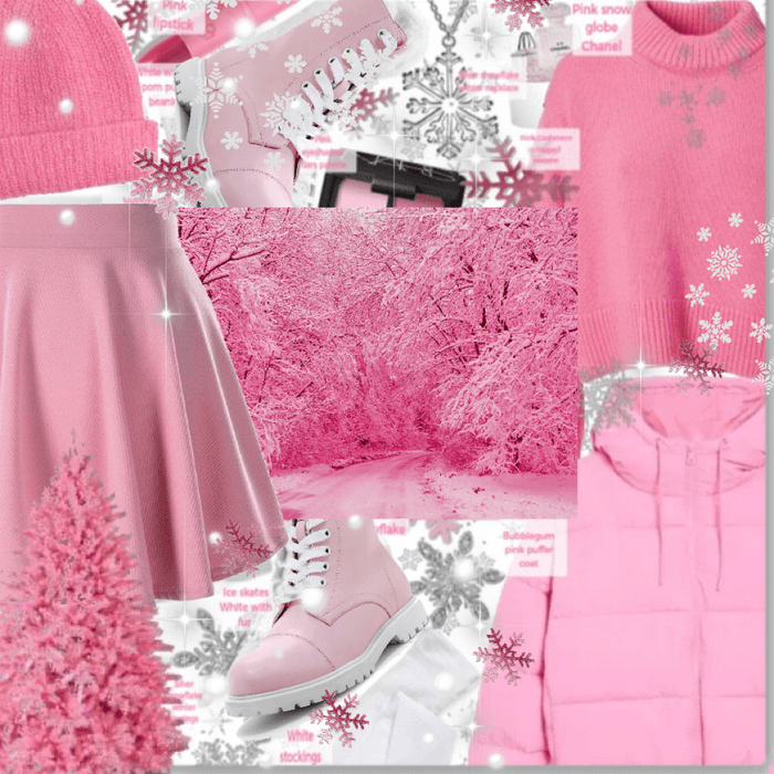 Pink Monochrome Winter