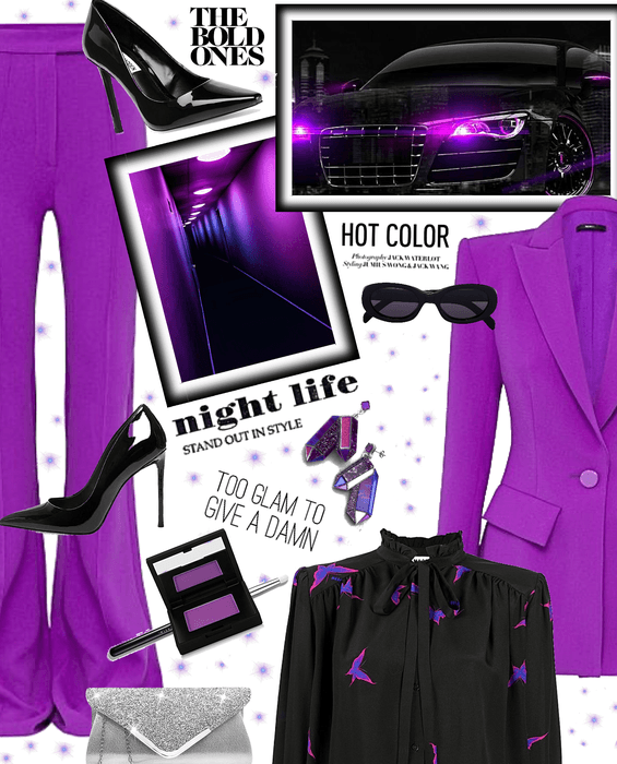 Hot Color: Black & Purple