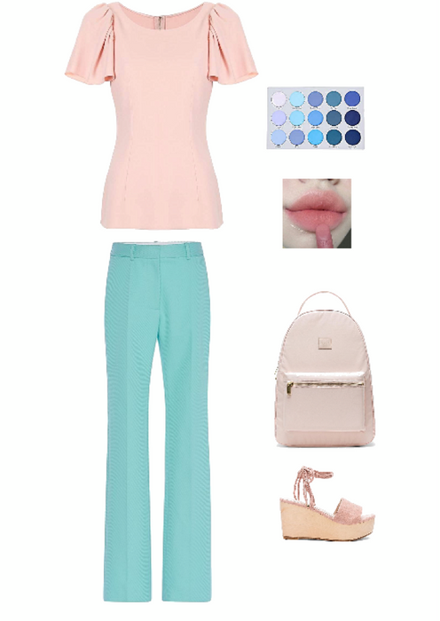 Outfit colores pastel