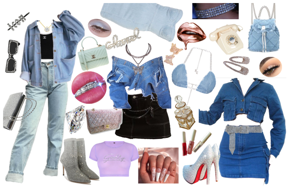 Denim and Diamonds Outfit