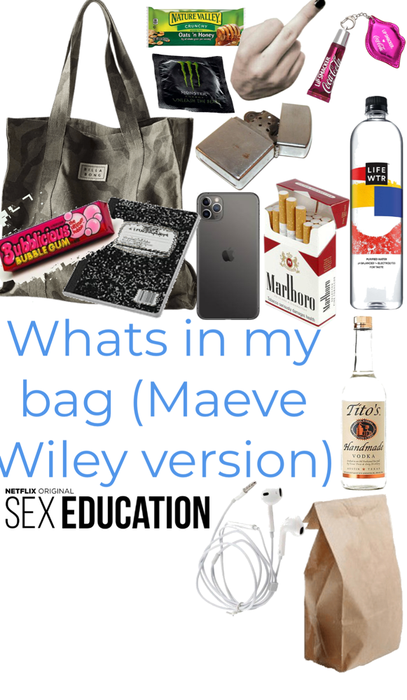 what’s in my bag fictional characters