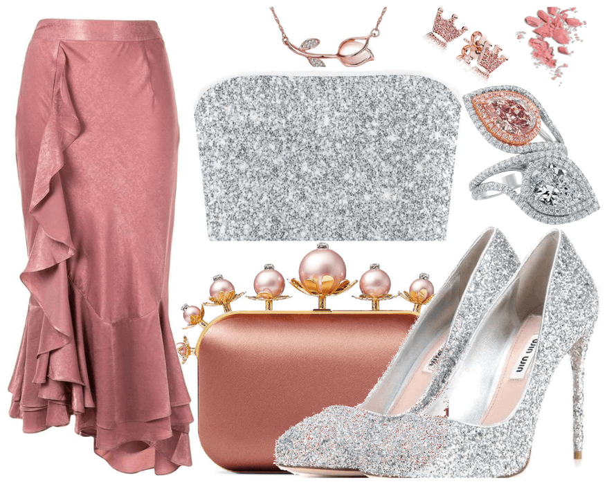 Blush and Silver