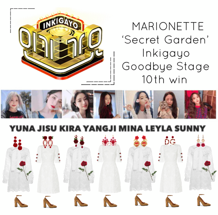 {MARIONETTE} Inkigayo Goodbye Stage ‘Secret Garden’ 10th win