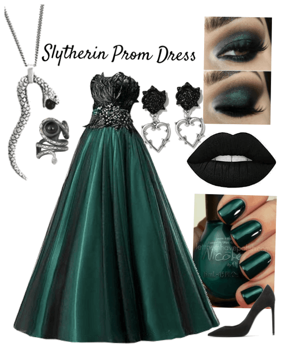 Slytherin Prom Dress