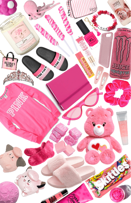 pink huge gift basket
