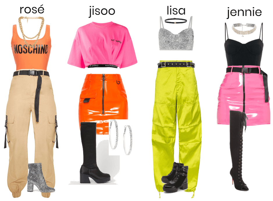 Blackpink whistle inspired outfit