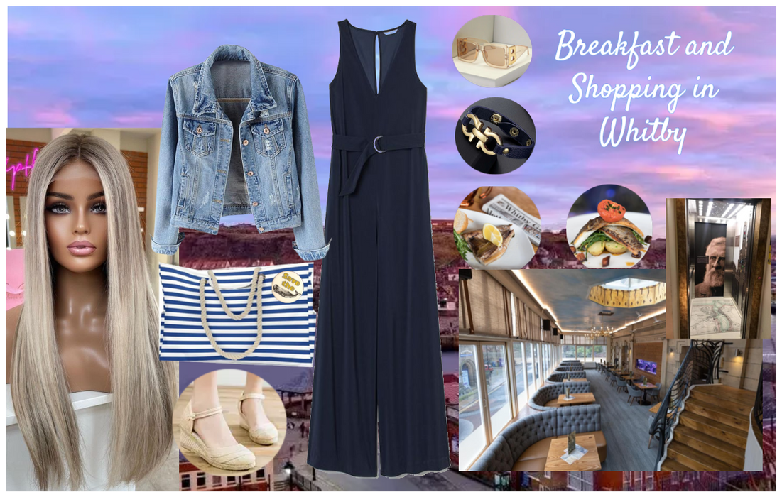 Seaside town shopping and brunch