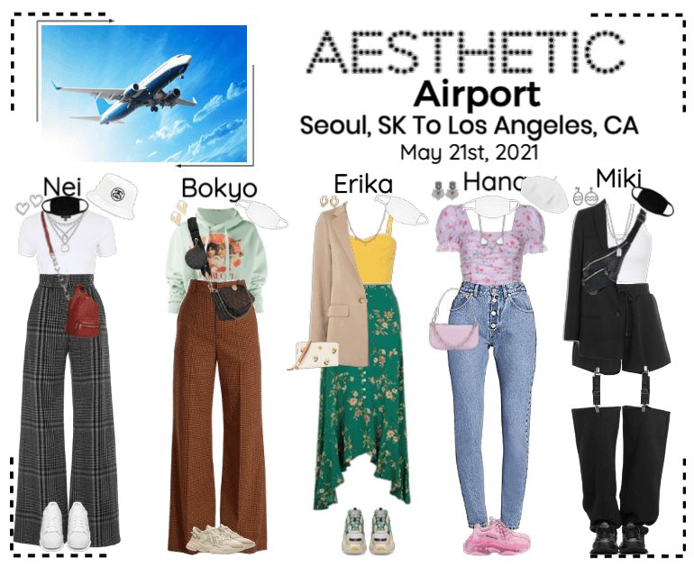 AESTHETIC (미적) [AIRPORT] Seoul, SK To Los Angeles, CA