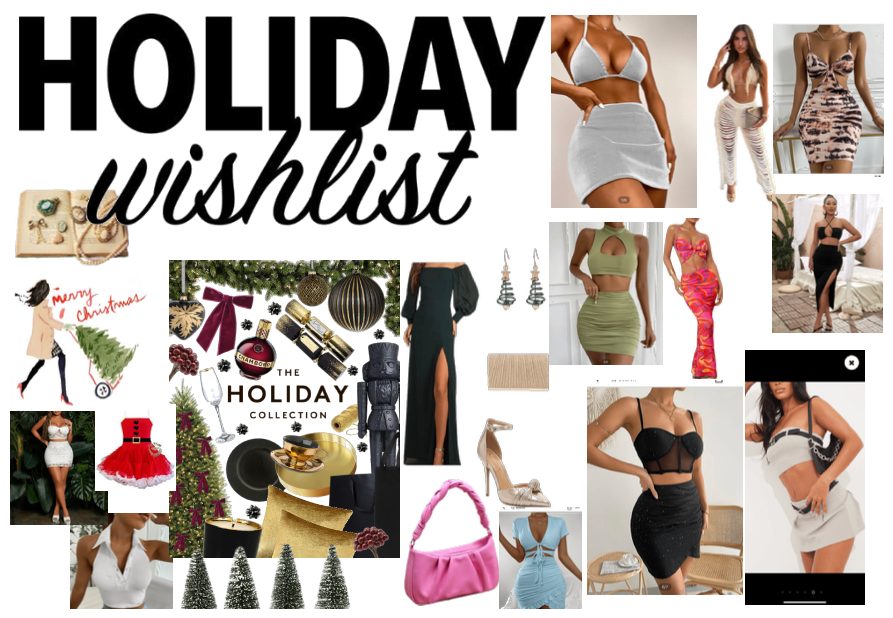 Holiday wishlist outfit