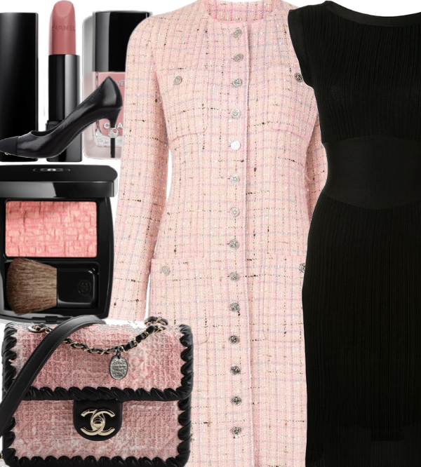 Baby Pink Chanel Outfit