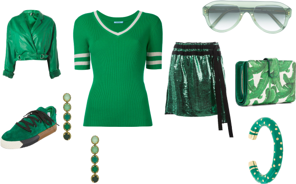 Colorful Outfits: Green