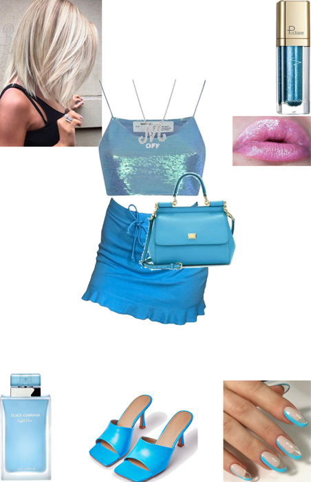 Megan Vandergeld’s Blue Outfit